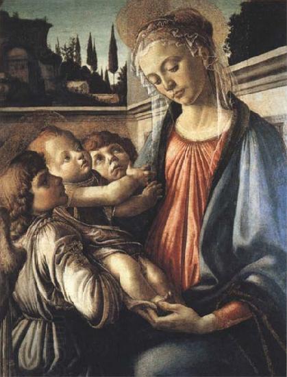 Sandro Botticelli Madonna and Child with two Angels China oil painting art